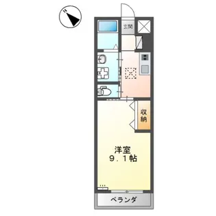 サビオ【1階】の間取り