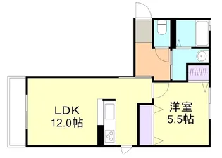 プリモ・アモーレB棟【2階】の間取り
