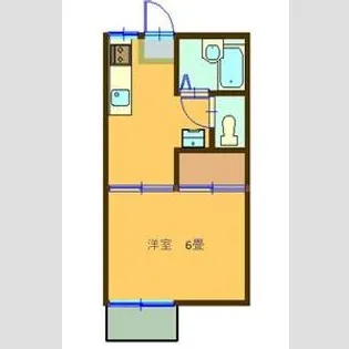グリーンハイツ(さぬき市)【2階】の間取り