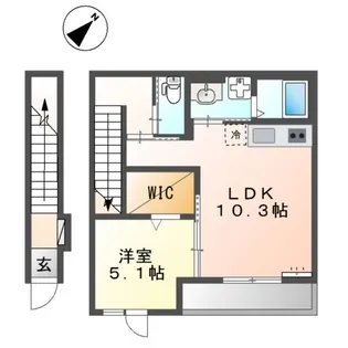 コリーナピアッタ【2階】の間取り