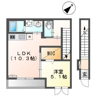 コリーナピアッタ【2階】の間取り