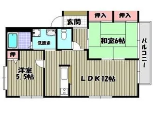 プロヴァンス A棟【1階】の間取り