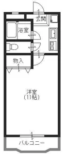 ジュネス新倉敷【2階】の間取り