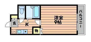 FFタワー【203号室】の間取り