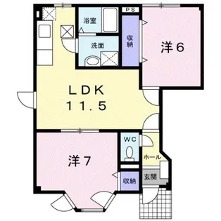 サントピア・ジュノー【1階】の間取り