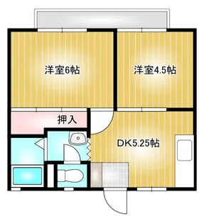 古谷ハイツ【2階】の間取り