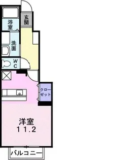 バレーフィールドⅡ【1階】の間取り