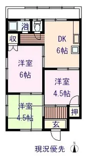 長岡コーポ【1階】の間取り