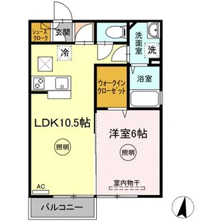 プリマヴェーラ・Y【1階】の間取り