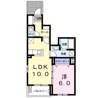 サン・ルミエールC【1階】の間取り