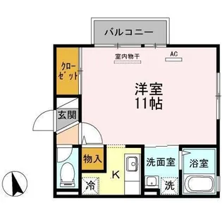 グランシャリオ【2階】の間取り