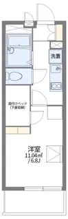 レオパレスウイング近藤Ⅴ【3階】の間取り