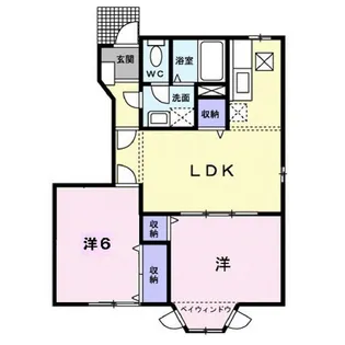 ラヴィリントスB【1階】の間取り