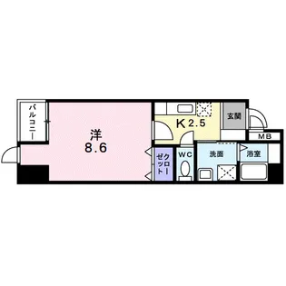 グレース栗林【3階】の間取り