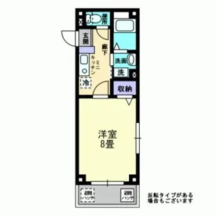 カルムシャンブル【105号室】の間取り