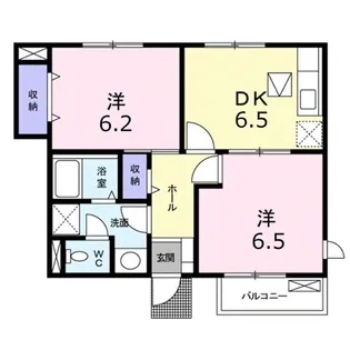 セピアコート【1階】の間取り