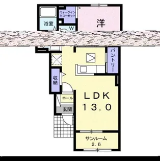 パークサイド14【1階】の間取り