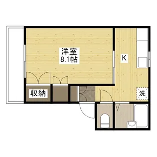 ローズガーデンC【1階】の間取り