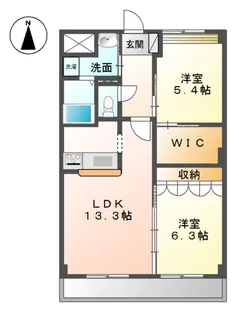 Affino 〜AOE〜【2階】の間取り