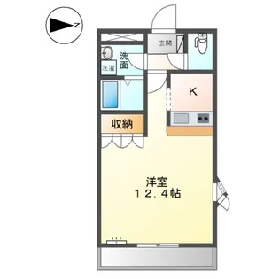 タウニーエンジェル・K【1階】の間取り