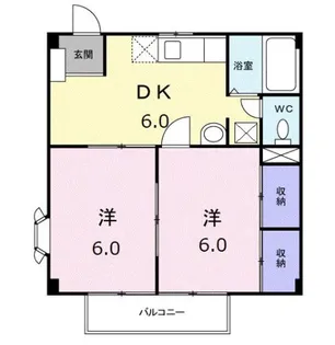 ニューシティともえⅡ【1階】の間取り