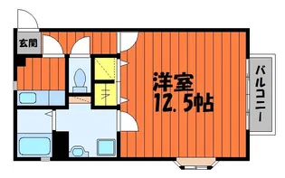 アド・ホックB【201号室】の間取り