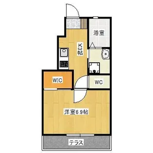 SubLime【105号室】の間取り