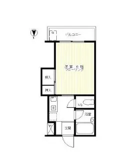 スカイハイツⅢ【212号室】の間取り