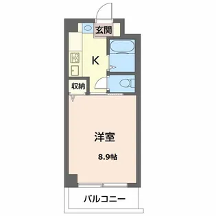 泉川マンション【301号室】の間取り