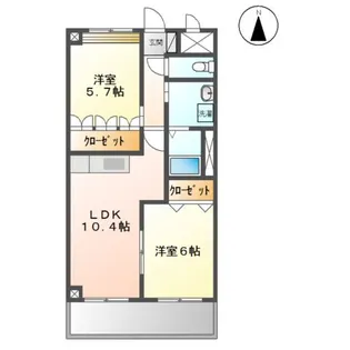 グランパレス・K【1階】の間取り