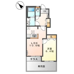 レジデンスMN【1階】の間取り