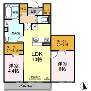 ISOKAZE【2階】の間取り