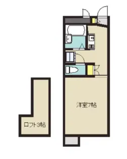カーサドマーニ【105号室】の間取り