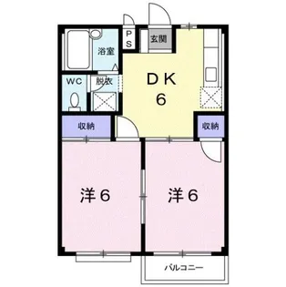 エルディムシャルマンC【2階】の間取り