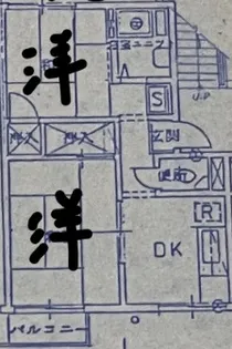 メゾン大池【102号室】の間取り