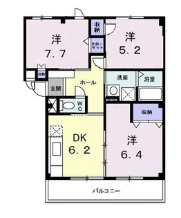 ファインレジデンスKN【3階】の間取り