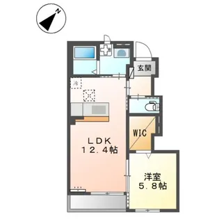 メゾン リッシュ【1階】の間取り