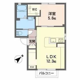 シャーメゾンナカシマ【1階】の間取り