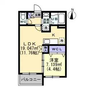 ル・シエル・ブルー【2階】の間取り