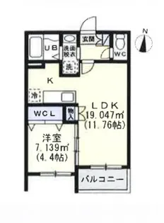 ル・シエル・ブルー【2階】の間取り