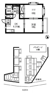 ジャン・ド・フルール【2階】の間取り