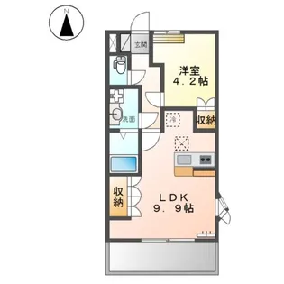 ファインパストラルⅡ【1階】の間取り