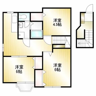 シャルマン・ディオA【2階】の間取り