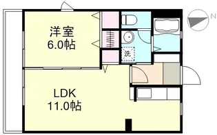 クイント【1階】の間取り