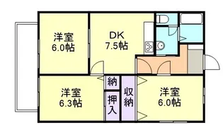 コーポマム A棟【2階】の間取り
