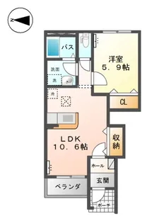 Planet【1階】の間取り