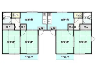 ニッセキローズ【2階】の間取り