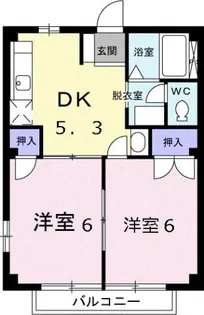 シュープ三条【1階】の間取り