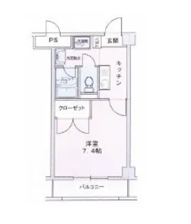 フォックスレイク【3階】の間取り