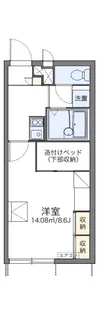 レオパレスルピナス高柳東町【1階】の間取り